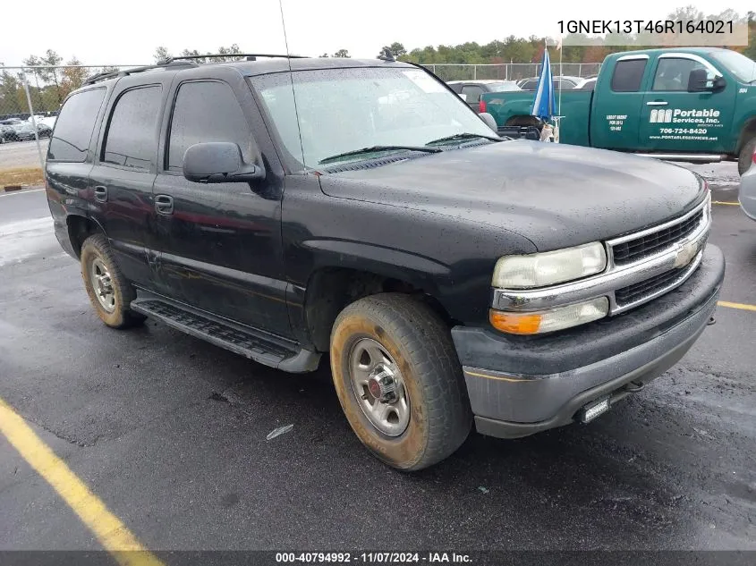 2006 Chevrolet Tahoe Ls VIN: 1GNEK13T46R164021 Lot: 40794992