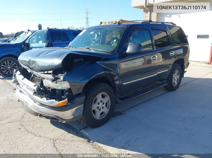 2006 Chevrolet Tahoe Lt VIN: 1GNEK13T36J110174 Lot: 40804451