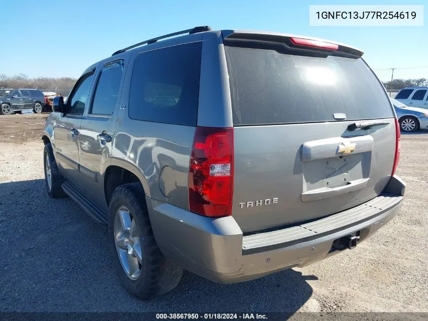 2007 Chevrolet Tahoe Ltz VIN: 1GNFC13J77R254619 Lot: 38567950