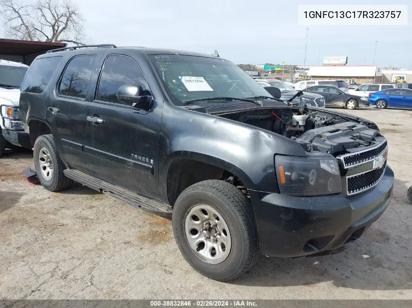 2007 Chevrolet Tahoe Ls VIN: 1GNFC13C17R323757 Lot: 38832846