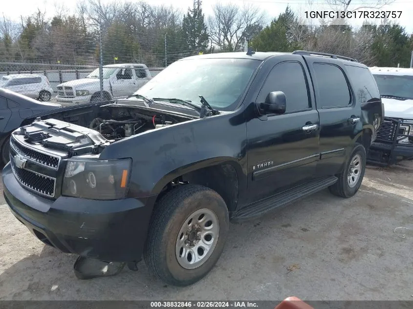 2007 Chevrolet Tahoe Ls VIN: 1GNFC13C17R323757 Lot: 38832846