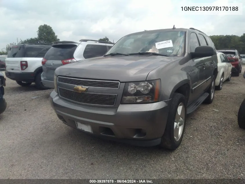 2007 Chevrolet Tahoe Ls VIN: 1GNEC13097R170188 Lot: 39397878