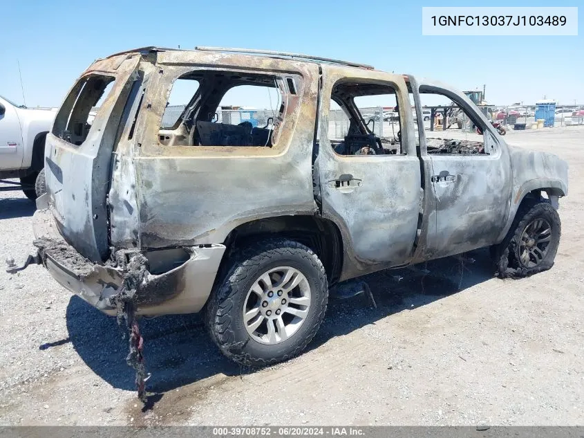 1GNFC13037J103489 2007 Chevrolet Tahoe Lt