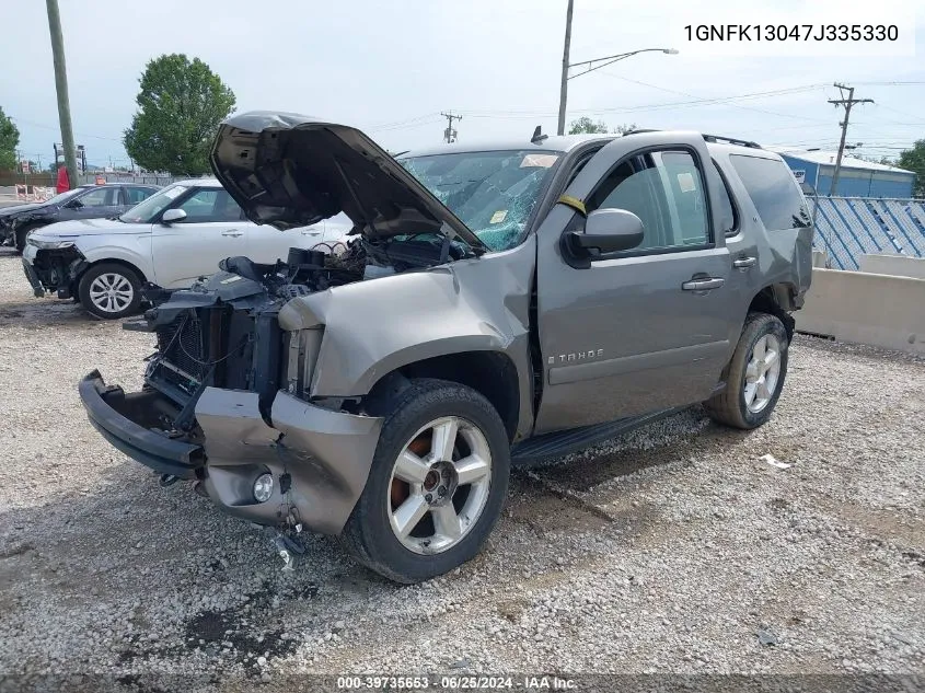 2007 Chevrolet Tahoe Lt VIN: 1GNFK13047J335330 Lot: 39735653