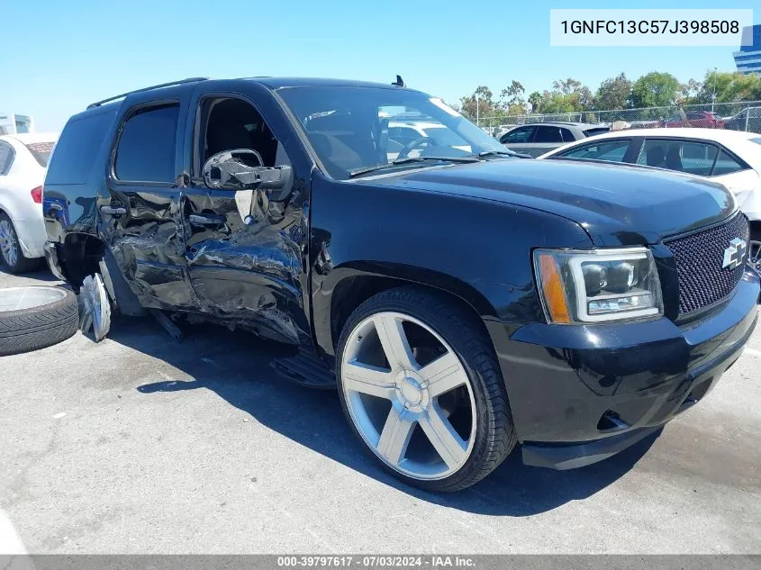 1GNFC13C57J398508 2007 Chevrolet Tahoe Ls