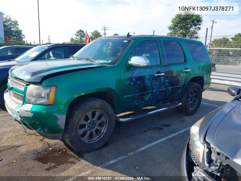 2007 Chevrolet Tahoe Lt VIN: 1GNFK13097J378271 Lot: 39810181