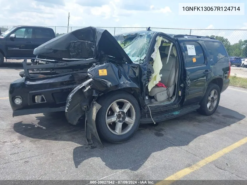 1GNFK13067R124714 2007 Chevrolet Tahoe Ltz