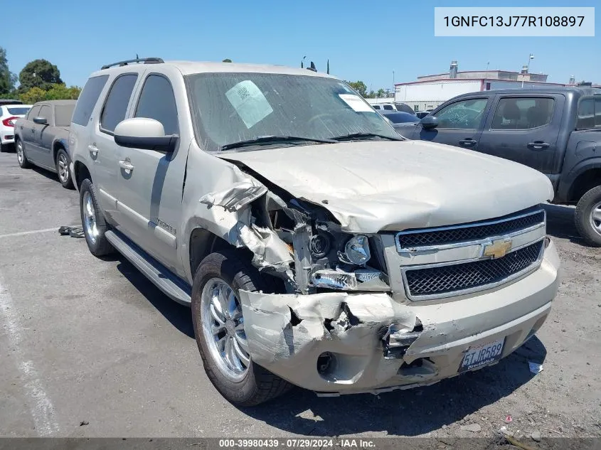 2007 Chevrolet Tahoe Lt VIN: 1GNFC13J77R108897 Lot: 39980439