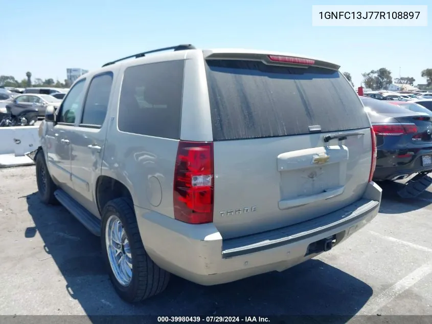 2007 Chevrolet Tahoe Lt VIN: 1GNFC13J77R108897 Lot: 39980439