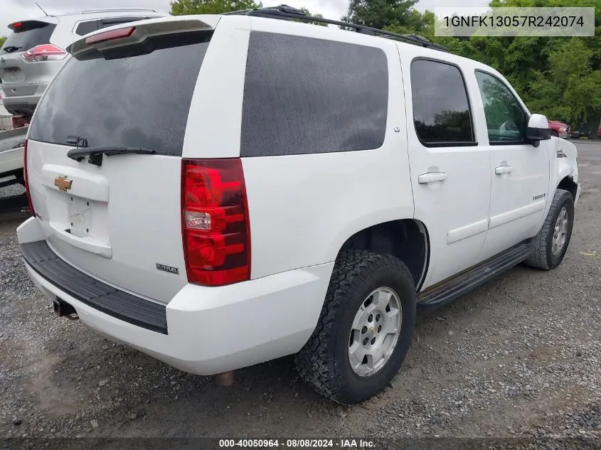 2007 Chevrolet Tahoe Lt VIN: 1GNFK13057R242074 Lot: 40050964