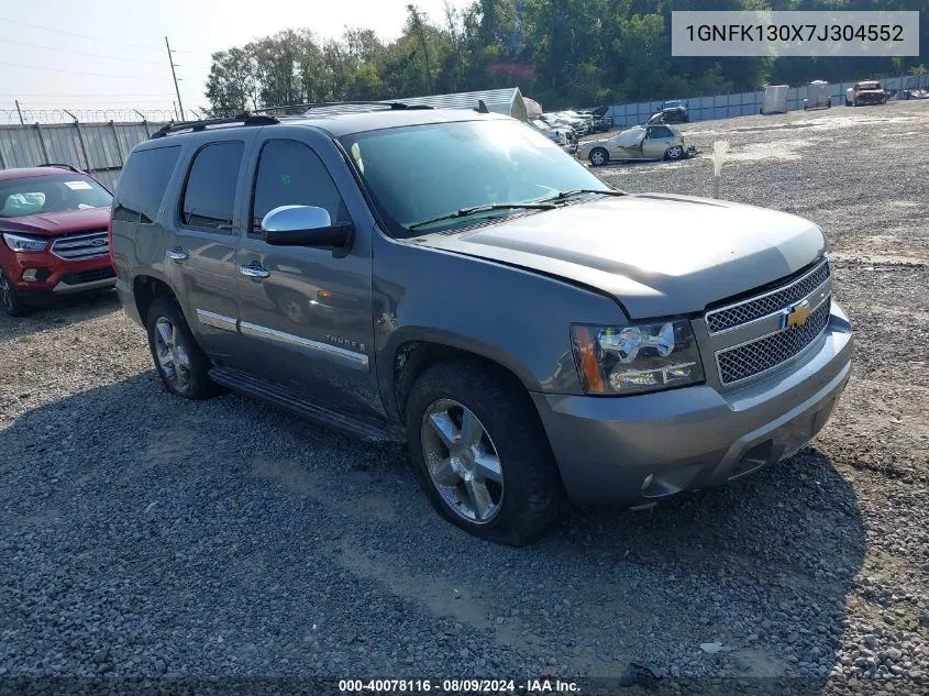 2007 Chevrolet Tahoe Ltz VIN: 1GNFK130X7J304552 Lot: 40078116