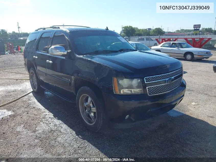 2007 Chevrolet Tahoe Lt VIN: 1GNFC13047J339049 Lot: 40107205