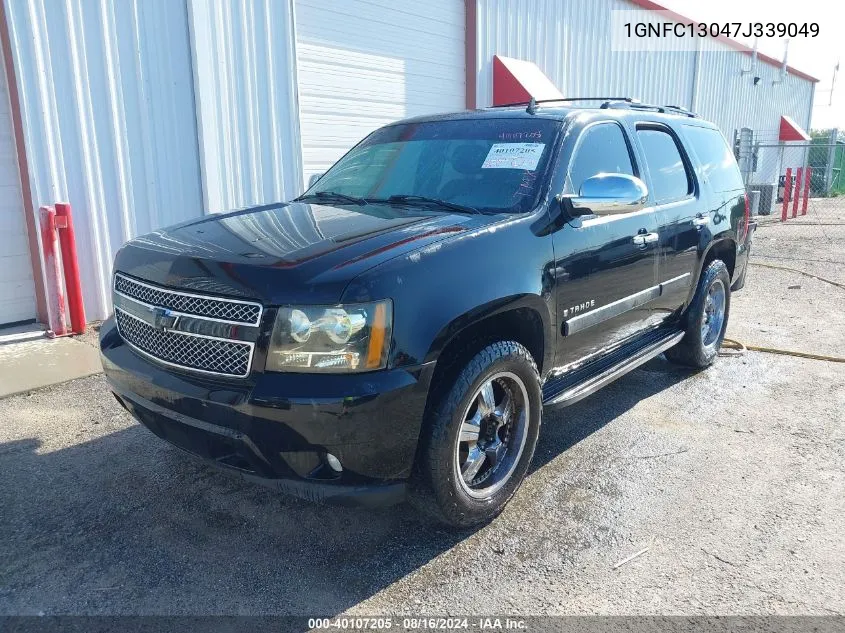 2007 Chevrolet Tahoe Lt VIN: 1GNFC13047J339049 Lot: 40107205