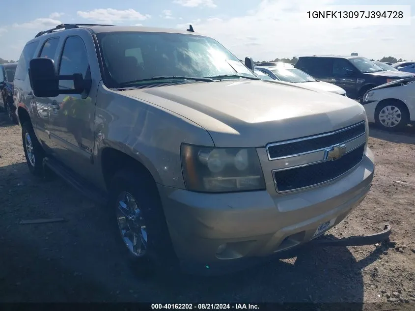 2007 Chevrolet Tahoe Lt VIN: 1GNFK13097J394728 Lot: 40162202