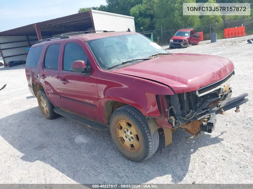 2007 Chevrolet Tahoe Lt VIN: 1GNFC13J57R157872 Lot: 40227517