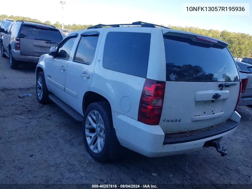 1GNFK13057R195936 2007 Chevrolet Tahoe Lt