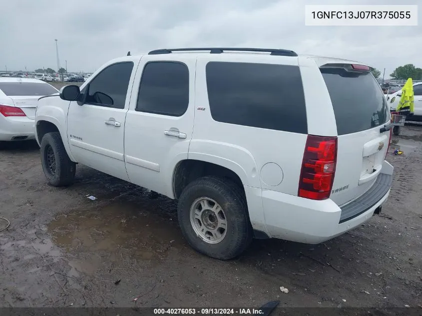 1GNFC13J07R375055 2007 Chevrolet Tahoe Lt