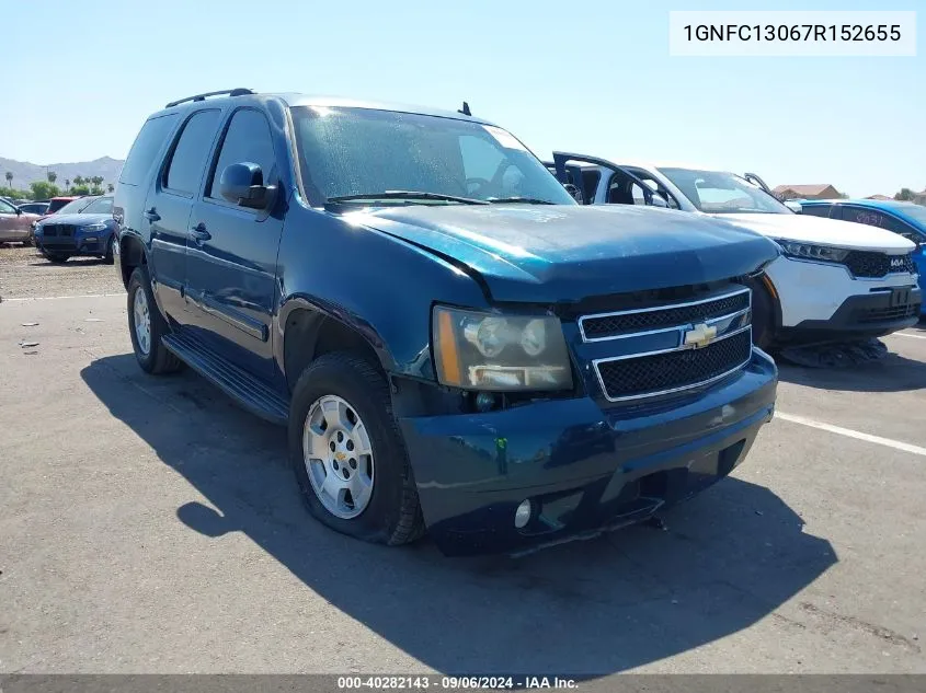 2007 Chevrolet Tahoe Lt VIN: 1GNFC13067R152655 Lot: 40282143