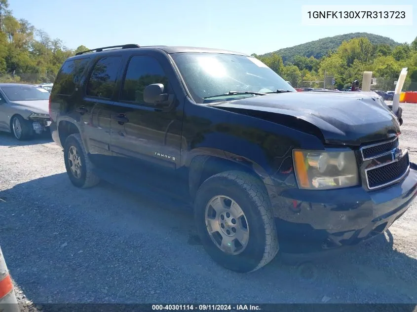 2007 Chevrolet Tahoe K1500 VIN: 1GNFK130X7R313723 Lot: 40301114