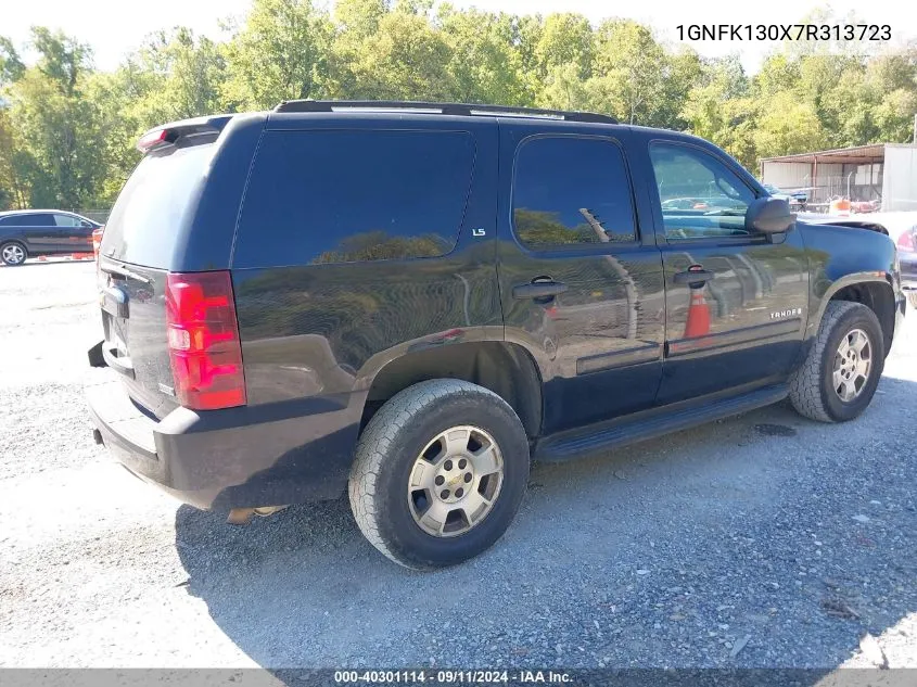 2007 Chevrolet Tahoe K1500 VIN: 1GNFK130X7R313723 Lot: 40301114