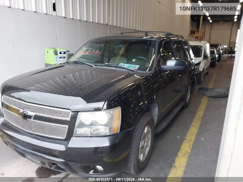 2007 Chevrolet Tahoe K1500 VIN: 1GNFK13037R179685 Lot: 40302971