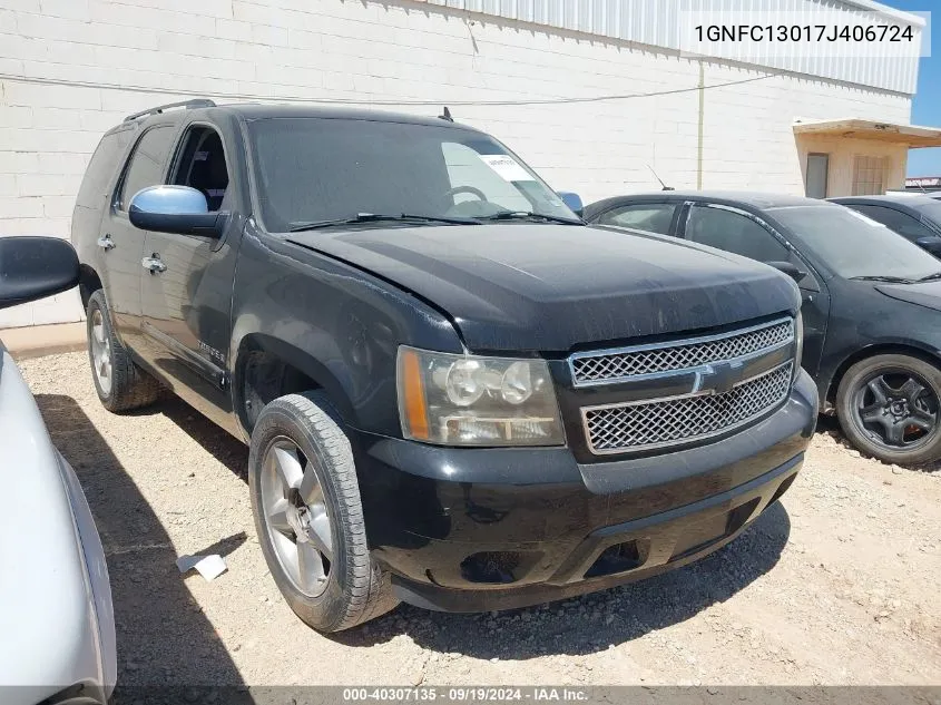 2007 Chevrolet Tahoe Ltz VIN: 1GNFC13017J406724 Lot: 40307135