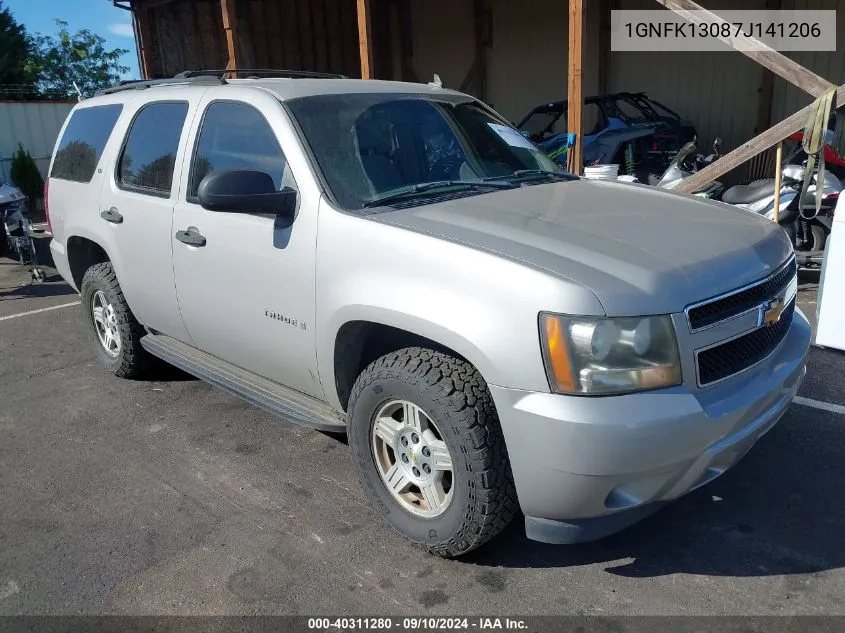 2007 Chevrolet Tahoe Ls VIN: 1GNFK13087J141206 Lot: 40311280