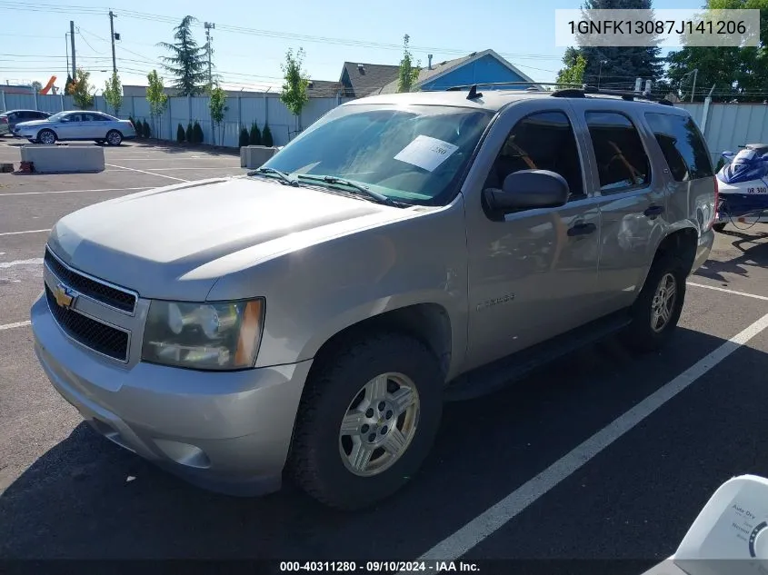 2007 Chevrolet Tahoe Ls VIN: 1GNFK13087J141206 Lot: 40311280