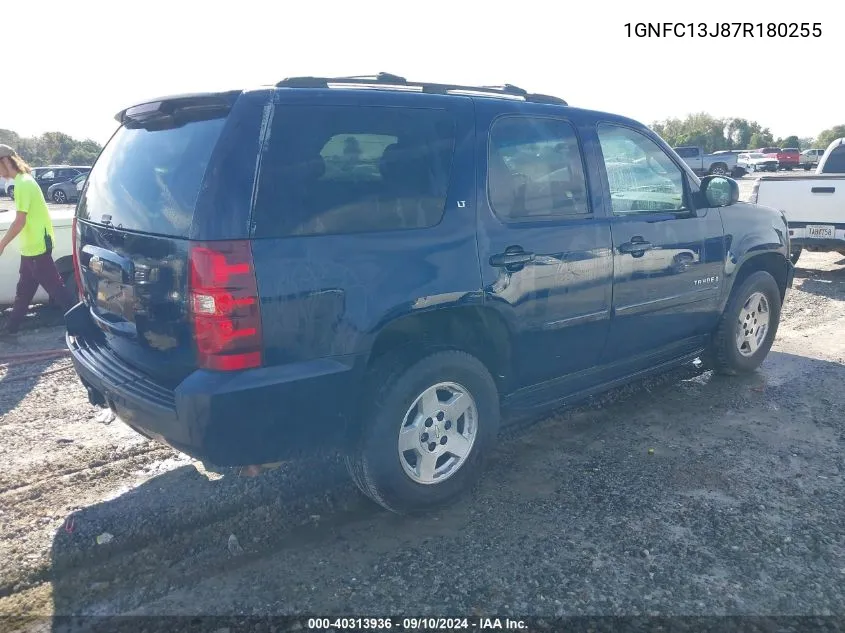 1GNFC13J87R180255 2007 Chevrolet Tahoe Lt