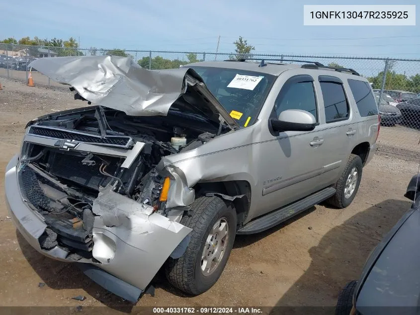 1GNFK13047R235925 2007 Chevrolet Tahoe Lt