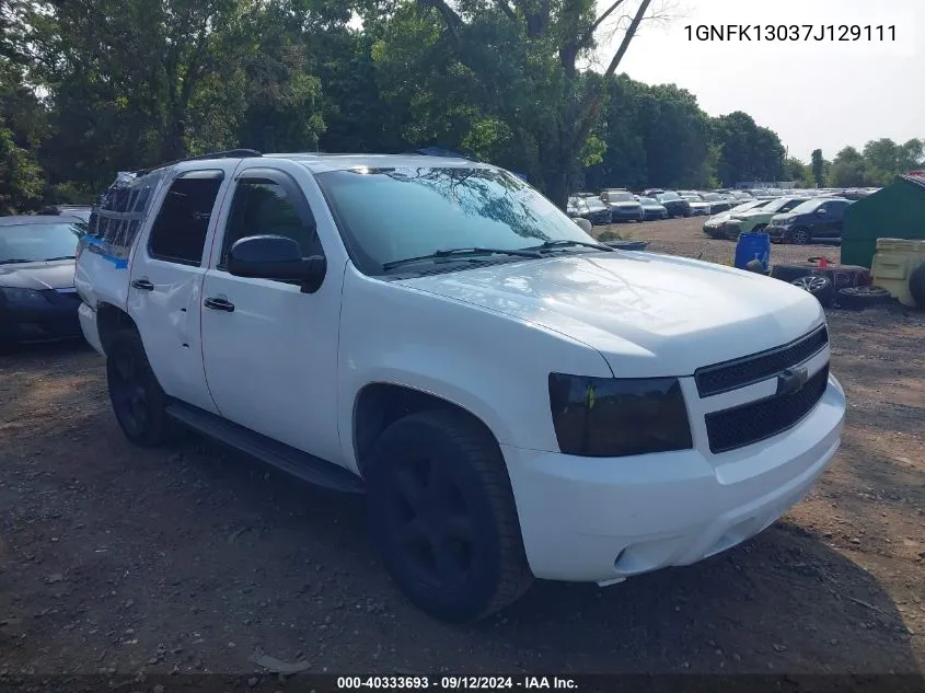 1GNFK13037J129111 2007 Chevrolet Tahoe Ltz