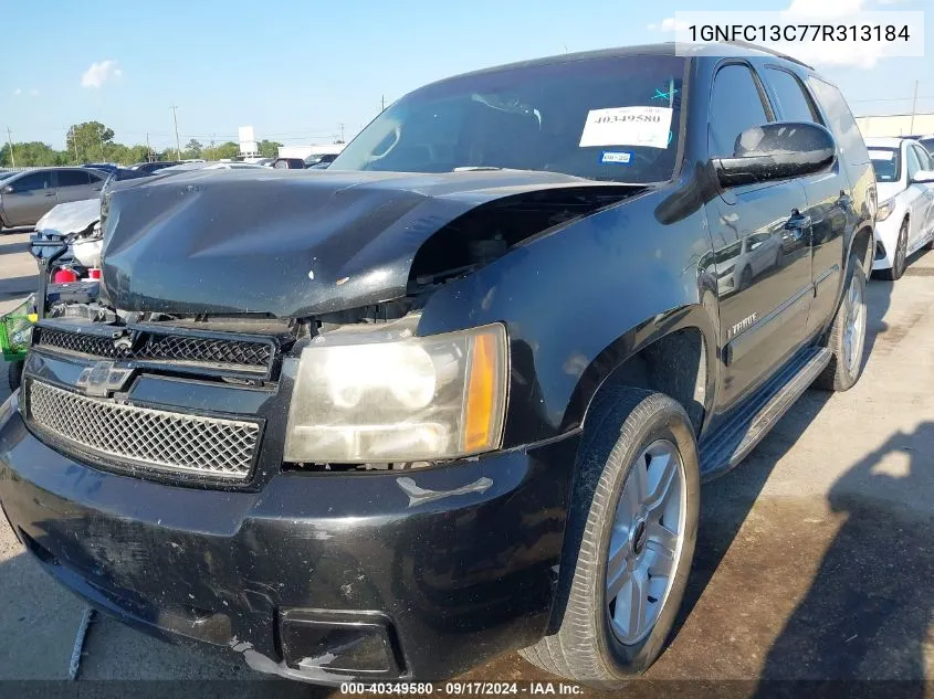 2007 Chevrolet Tahoe Ls VIN: 1GNFC13C77R313184 Lot: 40349580