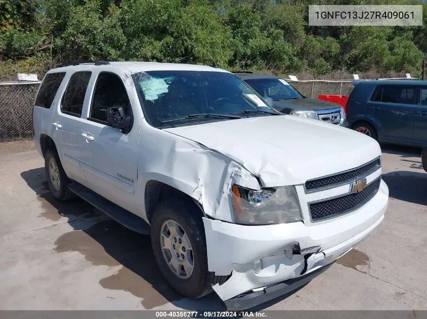 1GNFC13J27R409061 2007 Chevrolet Tahoe Lt