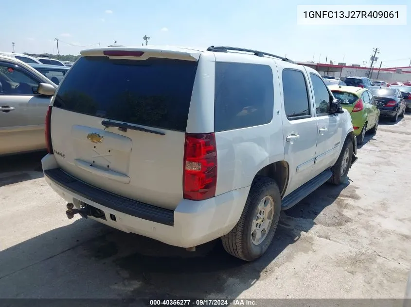 1GNFC13J27R409061 2007 Chevrolet Tahoe Lt