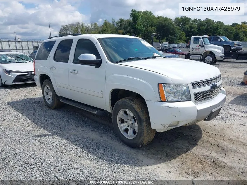 2007 Chevrolet Tahoe Lt VIN: 1GNFC130X7R428979 Lot: 40366691