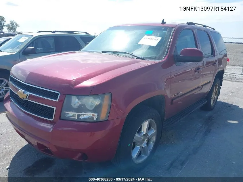 2007 Chevrolet Tahoe Ltz VIN: 1GNFK13097R154127 Lot: 40368283