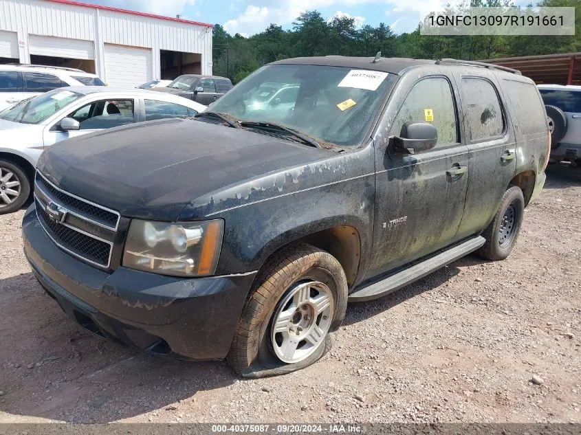 2007 Chevrolet Tahoe Ls VIN: 1GNFC13097R191661 Lot: 40375087