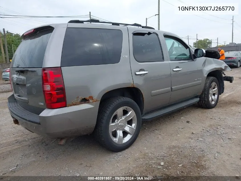 2007 Chevrolet Tahoe Ls/Lt/Ltz VIN: 1GNFK130X7J265770 Lot: 40391957