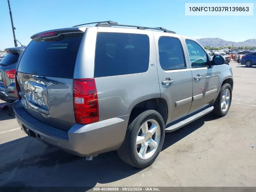 2007 Chevrolet Tahoe Ltz VIN: 1GNFC13037R139863 Lot: 40396859