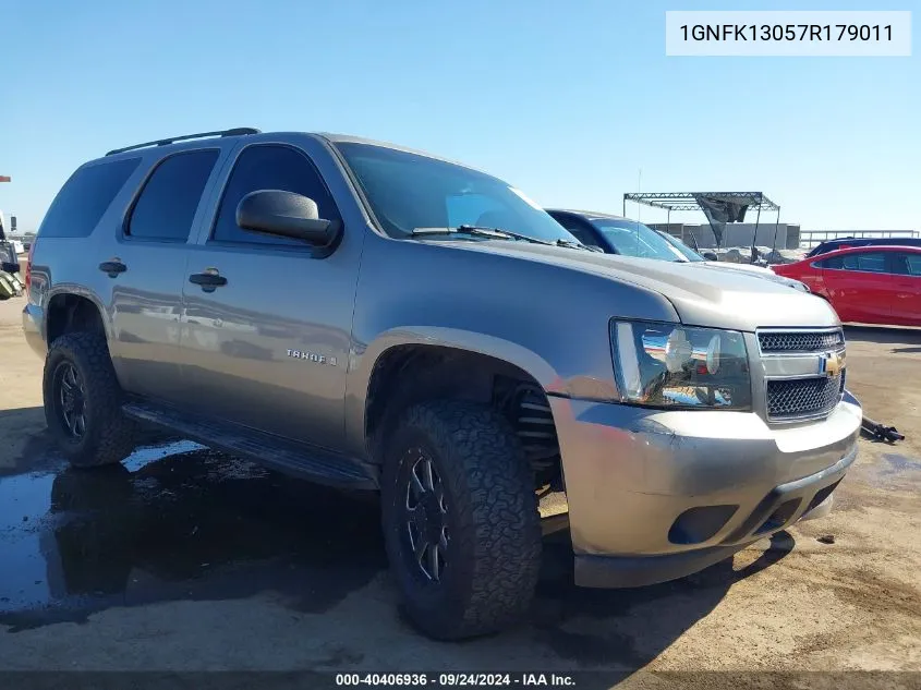 2007 Chevrolet Tahoe Ls VIN: 1GNFK13057R179011 Lot: 40406936