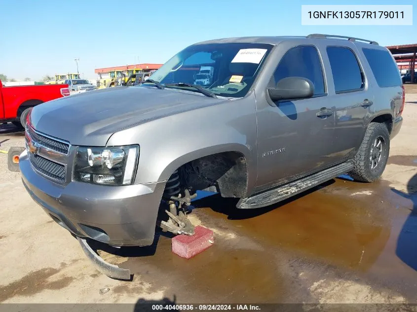 2007 Chevrolet Tahoe Ls VIN: 1GNFK13057R179011 Lot: 40406936