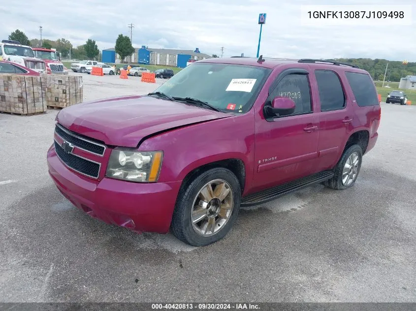 1GNFK13087J109498 2007 Chevrolet Tahoe Ltz