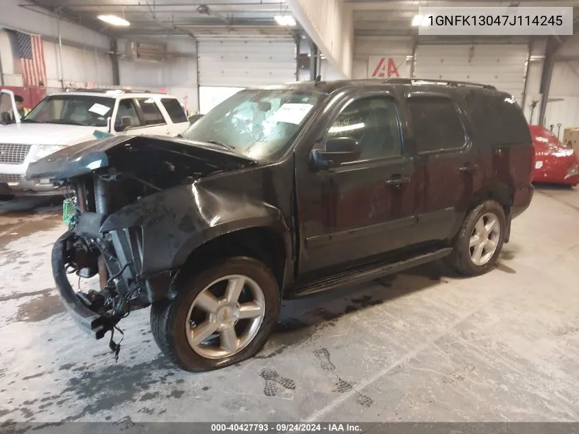 2007 Chevrolet Tahoe Lt VIN: 1GNFK13047J114245 Lot: 40427793