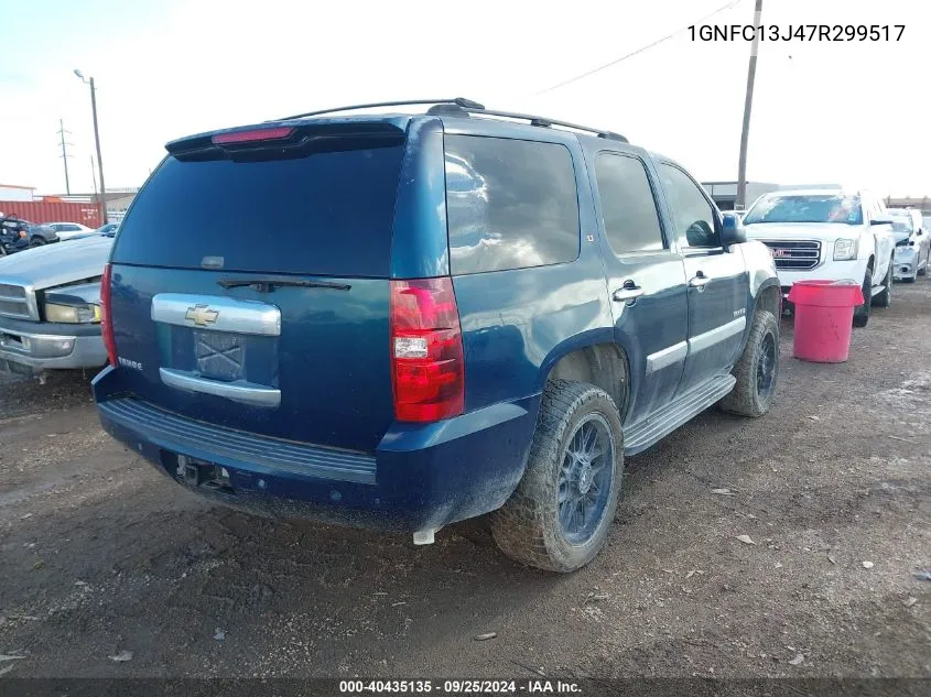 2007 Chevrolet Tahoe Lt VIN: 1GNFC13J47R299517 Lot: 40435135