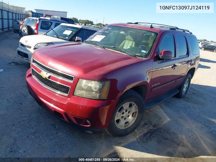 2007 Chevrolet Tahoe C1500 VIN: 1GNFC13097J124119 Lot: 40451255