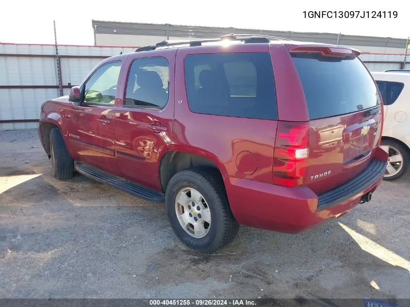 2007 Chevrolet Tahoe C1500 VIN: 1GNFC13097J124119 Lot: 40451255