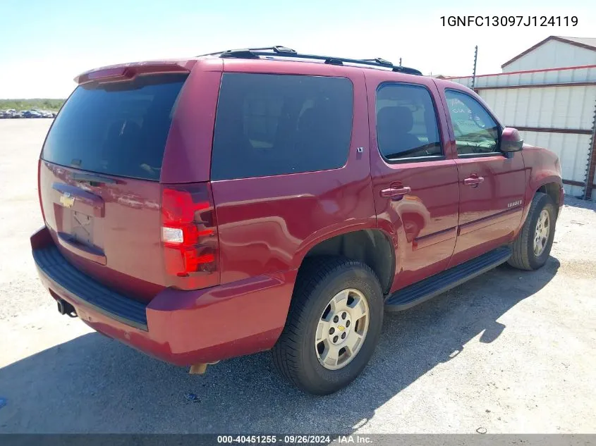 2007 Chevrolet Tahoe C1500 VIN: 1GNFC13097J124119 Lot: 40451255