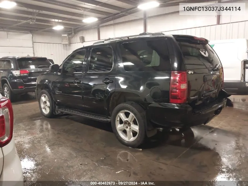 1GNFC13037J344114 2007 Chevrolet Tahoe Lt