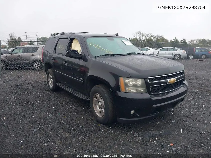 2007 Chevrolet Tahoe Lt VIN: 1GNFK130X7R298754 Lot: 40464356