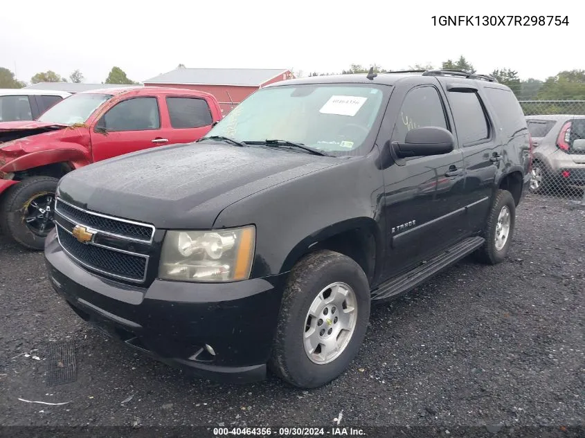 2007 Chevrolet Tahoe Lt VIN: 1GNFK130X7R298754 Lot: 40464356